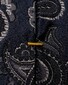 Eton Paisley Pattern Silk Tie Navy