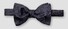 Eton Paisley Pattern Texture Pure Silk Self Tied Bow Tie Navy