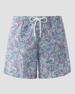 Eton Paisley Patterned Drawstring Swim Short Paars