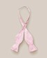 Eton Paisley Silk Self Tied Bow Tie Pink