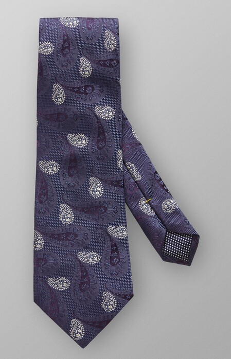 Eton Paisley Woven Tie Midnight Navy
