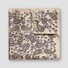 Eton Panama Silk Paisley Pattern Pocket Square Light Brown