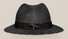 Eton Paper Straw Hat Black