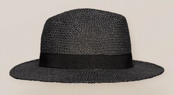 Eton Paper Straw Hat Hoedje Zwart