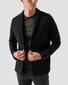 Eton Partially Lined Wool Polished Buttons Overshirt Cardigan Blazer Donker Grijs