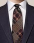 Eton Patchwork Pattern Tie Dark Purple-Multi