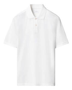 Eton Pima Cotton Pique Polo Shirt Poloshirt White