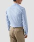 Eton Pin-Dot Organic Cotton Signature Twill Overhemd Blauw