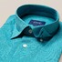 Eton Piqué Long Sleeve Poloshirt Overhemd Licht Blauw Melange