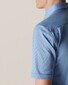 Eton Piqué Poloshirt Light Blue