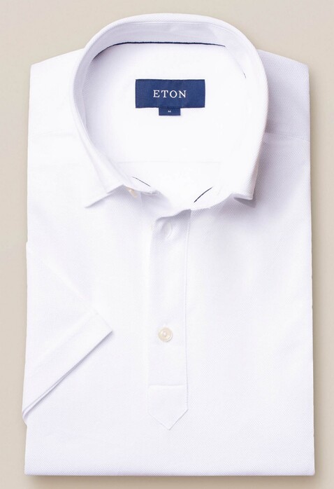 Eton Piqué Poloshirt White