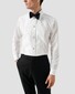 Eton Piqué Tuxedo Shirt French Cuffs Overhemd Wit