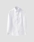 Eton Piqué Tuxedo Shirt French Cuffs White