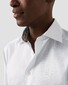 Eton Plain Color Organic Cotton Signature Twill Shirt White