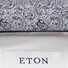 Eton Plain Fashion Paisley Contrast Overhemd Wit