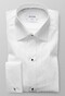 Eton Plissé Black Tie Mouwlengte 7 Shirt White