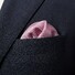 Eton Polka Dot Silk Pocket Square Warm Pink