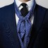 Eton Polka Dot Silk Scarf Dark Navy