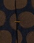 Eton Polka Dots Silk Smart Texture Tie Navy-Brown