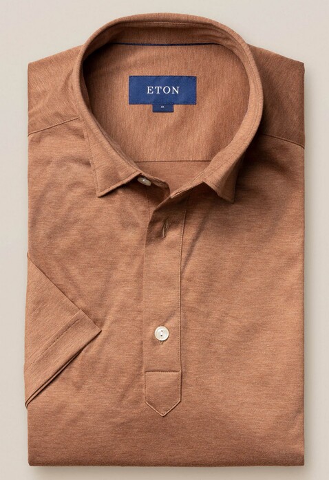 Eton Polo Jersey Poloshirt Beige