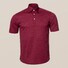 Eton Polo Popover Shirt Donker Rood