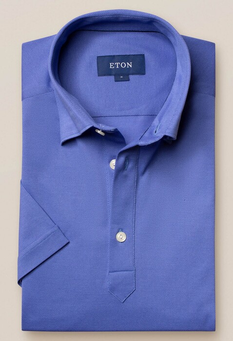 Eton Polo Popover Shirt Lila