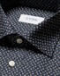 Eton Poplin Fantasy Mini Banana Pattern Overhemd Navy