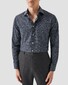 Eton Poplin Fantasy Mini Banana Pattern Shirt Navy