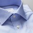 Eton Poplin Floral Dot Sleeve 7 Overhemd Licht Blauw