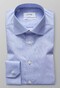 Eton Poplin Floral Dot Sleeve 7 Shirt Light Blue