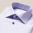 Eton Poplin Stripe Cutaway Shirt Purple