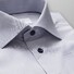 Eton Poplin Striped Sleeve 7 Shirt Dark Navy