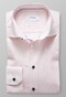 Eton Poplin Striped Sleeve 7 Shirt Pink