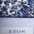 Eton Poplin Super Slim Stripe Overhemd Avond Blauw