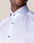 Eton Poplin Uni Fine Detail Overhemd Licht Blauw