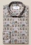 Eton Postage Fantasy Flannel Shirt Grey