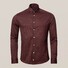 Eton Premium Uni Piqué Overhemd Dark Burgundy