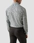 Eton Prince of Wales Check Twill Organic Cotton Overhemd Donker Groen
