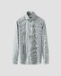 Eton Prince of Wales Check Twill Organic Cotton Overhemd Donker Groen