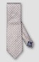 Eton Pure Silk Micro Floral Pattern Tie Silver