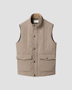 Eton Quilted Lightweight Warmth Body-Warmer Beige