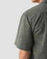 Eton Recycled Cotton Resort Subtle Modern Slub Effect Shirt Dark Green