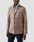 Eton Reda Weaver Italian Woven Luxury Linnen-Wool Blend Overshirt Licht Bruin