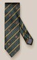 Eton Regimental Stripe Tie Dark Green