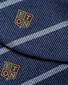 Eton Regimental Striped Fantasy Pattern Self Tied Bow Tie Dark Evening Blue
