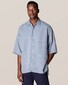 Eton Resort Box Short Sleeve Overhemd Blauw