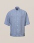 Eton Resort Box Short Sleeve Overhemd Blauw