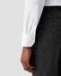 Eton Rich Cotton Signature Twill Uni Cutaway Collar Overhemd Wit