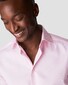 Eton Rich Cotton Signature Twill Uni Cutaway Collar Shirt Pink