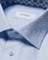 Eton Rich Dobby Fine Texture Shirt Light Blue